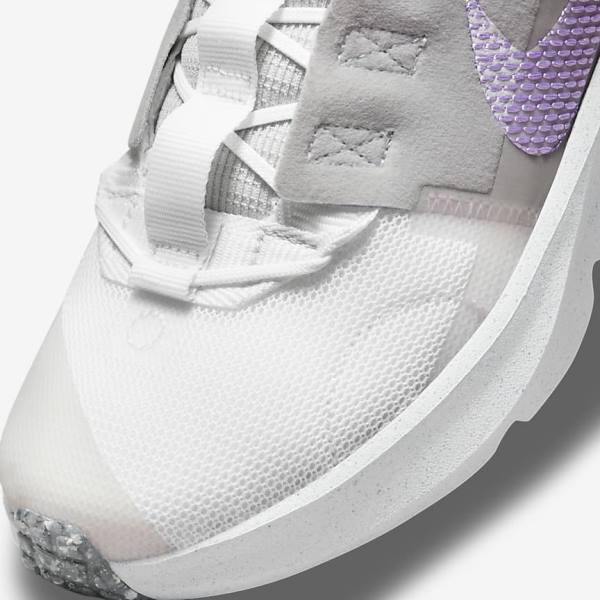 Nike Crater Impact Older Lasten Tennarit Valkoinen Harmaat Pinkki Violetit | NK934YHN