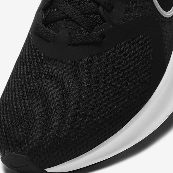 Nike Downshifter 11 Maantie Miesten Juoksukengät Mustat Tummanharmaat Valkoinen | NK658EOW