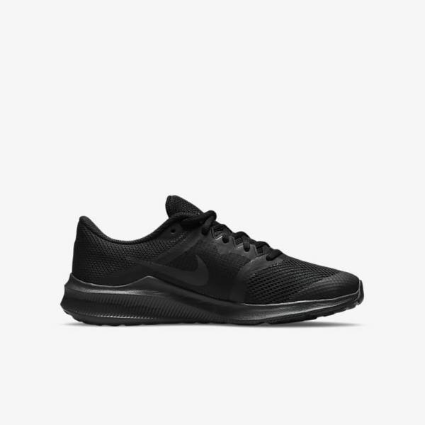 Nike Downshifter 11 Older Maantie Lasten Tennarit Mustat Tummanharmaat | NK618SGH