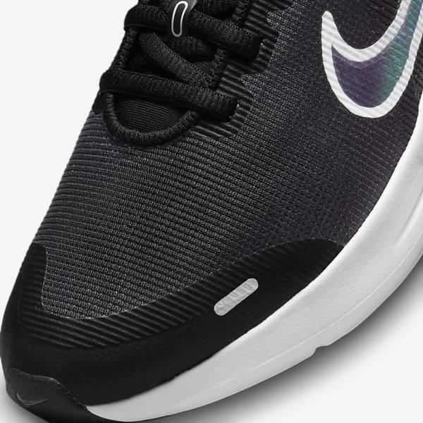 Nike Downshifter 12 Older Maantie Lasten Juoksukengät Mustat Tummanharmaat Valkoinen | NK169DZR