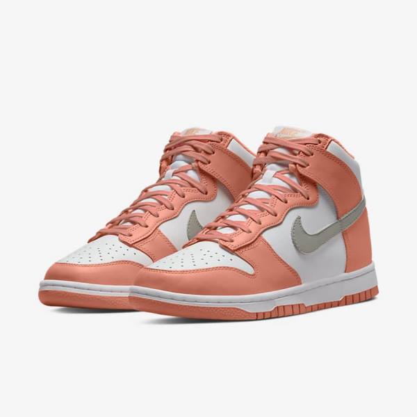 Nike Dunk High Naisten Tennarit Punainen Valkoinen Vaalean | NK528BQL