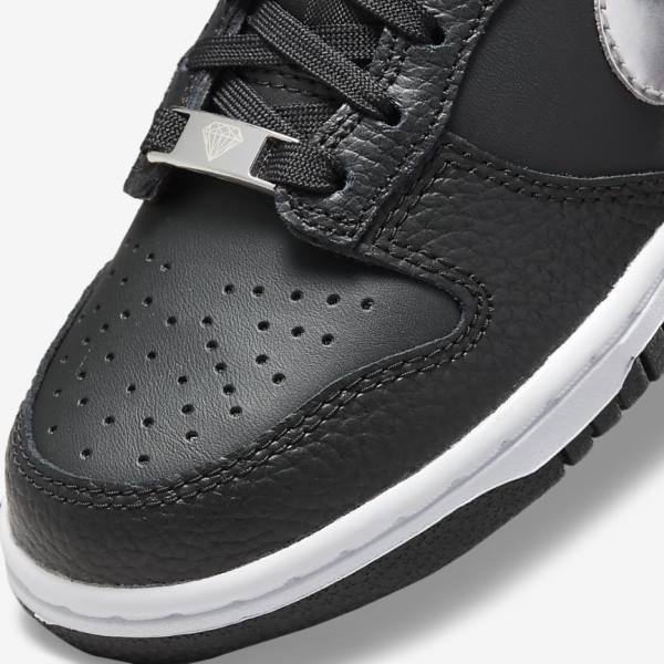 Nike Dunk Low Older Lasten Tennarit Mustat Harmaat Valkoinen | NK810LVA