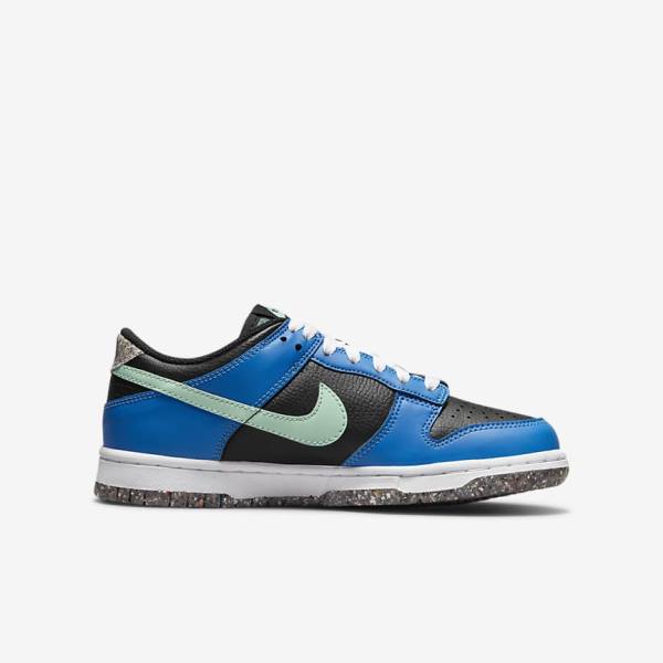 Nike Dunk Low SE Older Lasten Tennarit Mustat Vaaleansininen Pinkki Minttu | NK731EIR