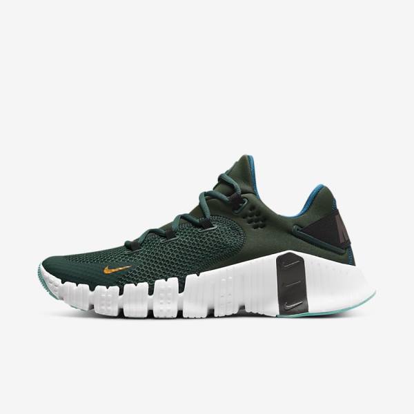 Nike Free Metcon 4 Miesten Treenikengät Vihreä Mustat Valkoinen | NK281MGF