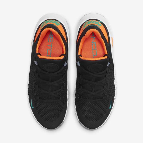 Nike Free Metcon 4 Miesten Treenikengät Mustat Oranssi Valkoinen Turkoosi | NK702EXR