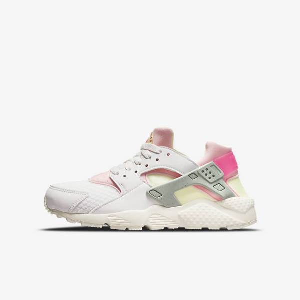 Nike Huarache Run Older Lasten Tennarit Valkoinen | NK182LUT