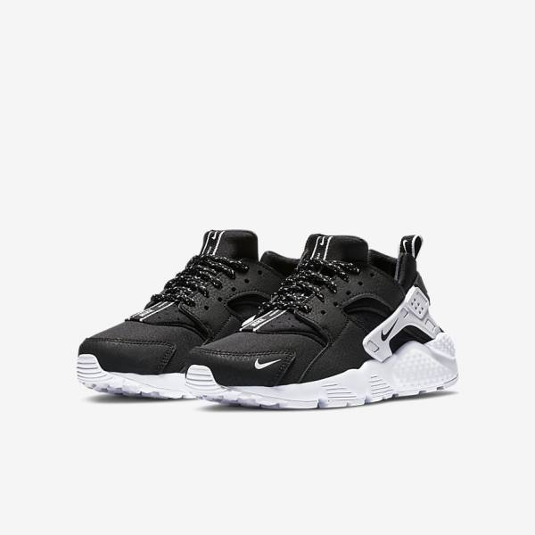 Nike Huarache SE Older Lasten Tennarit Mustat Valkoinen | NK037XFB