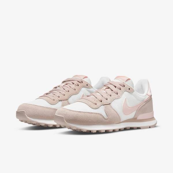 Nike Internationalist Naisten Tennarit Valkoinen Khaki Harmaat Vaalean | NK798JOB