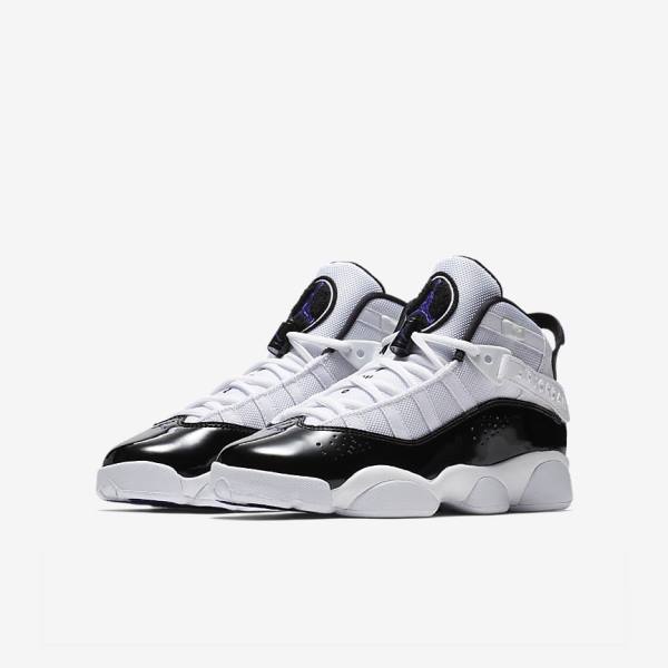 Nike Jordan 6 Rings Older Lasten Tennarit Valkoinen Mustat | NK547RID