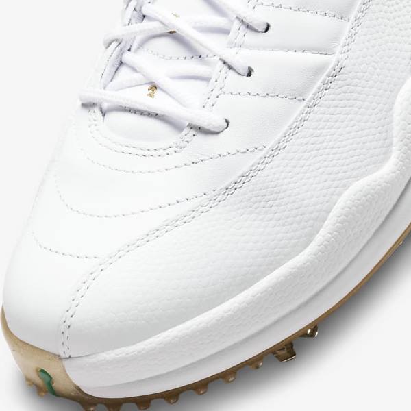 Nike Jordan XII G Miesten Golfkengät Valkoinen Metal Kultaiset Valkoinen | NK706DYK