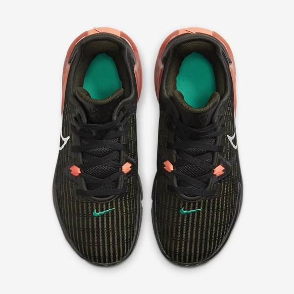 Nike LeBron Witness 6 Miesten Koripallokengät Mustat Punainen Metal Hopea | NK094TJI