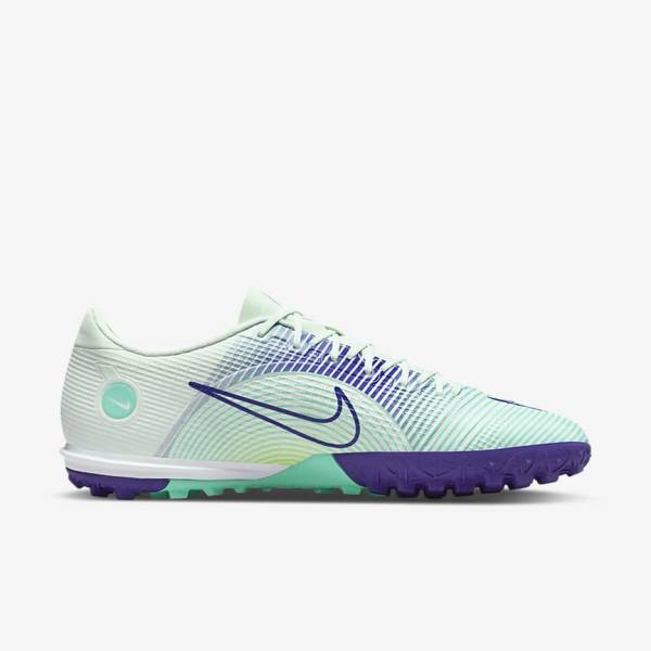 Nike Mercurial Dream Speed Vapor 14 Academy TF Turf Miesten Jalkapallokengät Vihreä Violetit Vihreä | NK426CLT