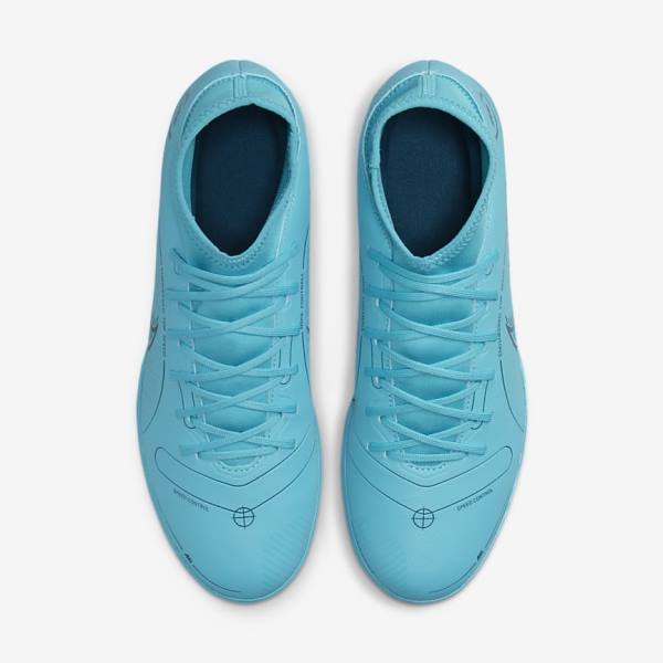 Nike Mercurial Superfly 8 Club IC Indoor Court Naisten Jalkapallokengät Sininen Oranssi | NK862VSU