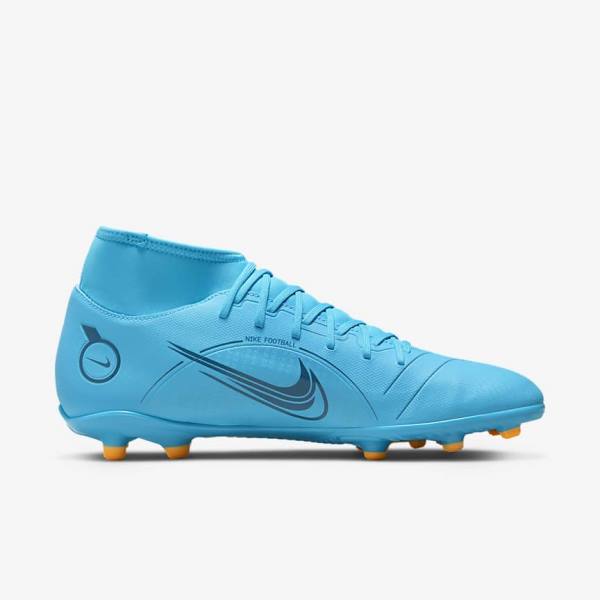 Nike Mercurial Superfly 8 Club MG Multi-Grounds Miesten Jalkapallokengät Sininen Oranssi | NK723OGM