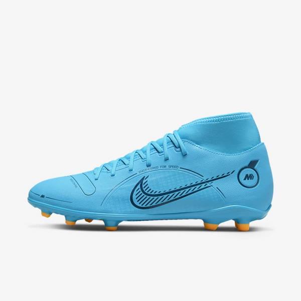 Nike Mercurial Superfly 8 Club MG Multi-Grounds Miesten Jalkapallokengät Sininen Oranssi | NK723OGM