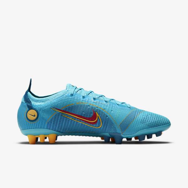 Nike Mercurial Vapor 14 Elite AG Artificial-Grounds Miesten Jalkapallokengät Sininen Oranssi | NK603WPJ