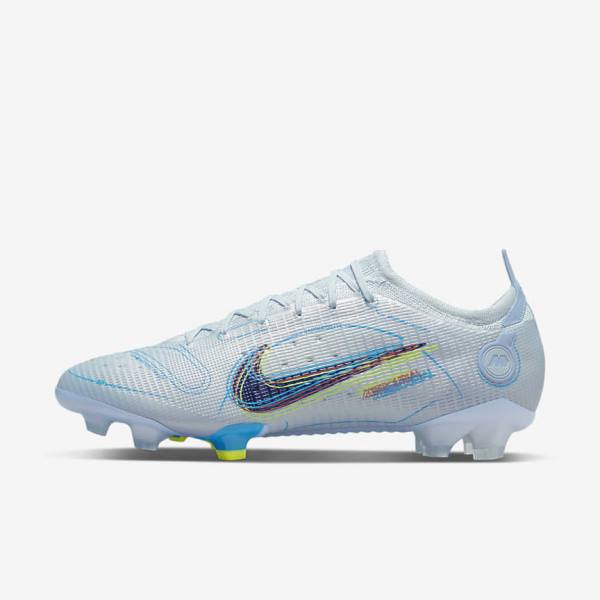 Nike Mercurial Vapor 14 Elite FG Firm-Grounds Naisten Jalkapallokengät Harmaat Vaaleansininen Sininen | NK238IFZ