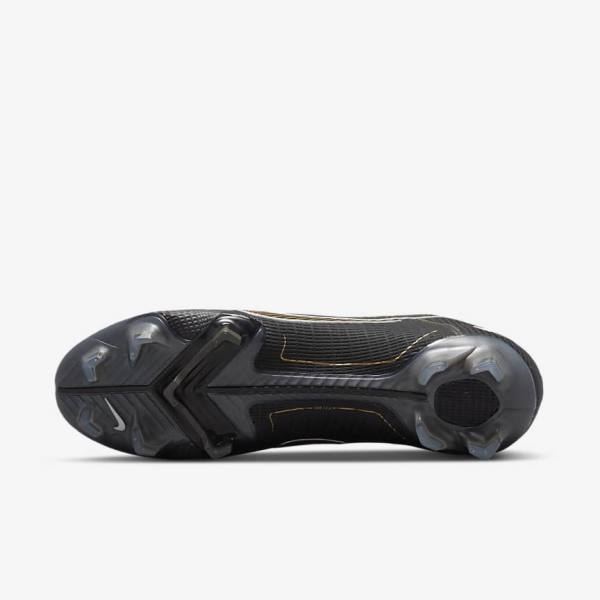 Nike Mercurial Vapor 14 Elite FG Firm-Grounds Naisten Jalkapallokengät Mustat Metal Hopea Harmaat Metal Kultaiset | NK716UIZ