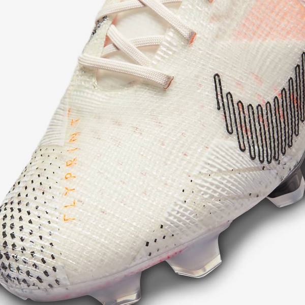 Nike Mercurial Vapor Next Nature FG Firm-Ground Miesten Jalkapallokengät Vaaleanpinkki Oranssi Mustat | NK582UTV