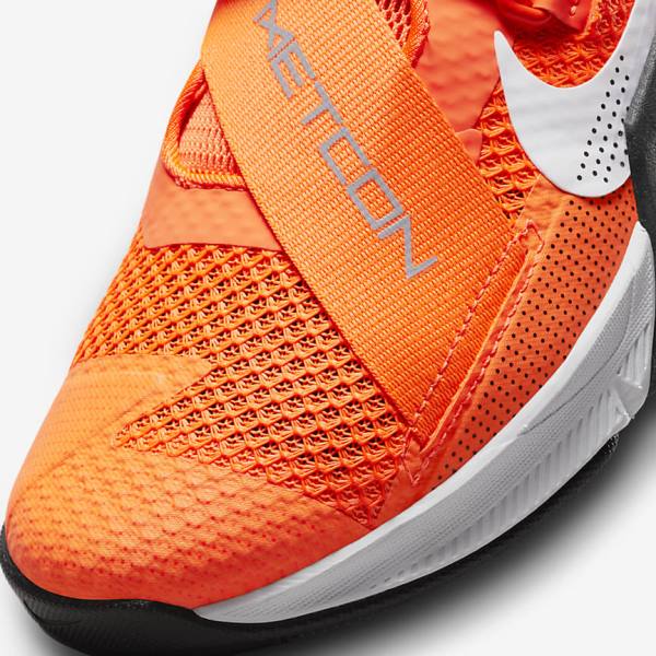 Nike Metcon 7 FlyEase Miesten Treenikengät Oranssi Tummanharmaat Turkoosi Valkoinen | NK015VKH