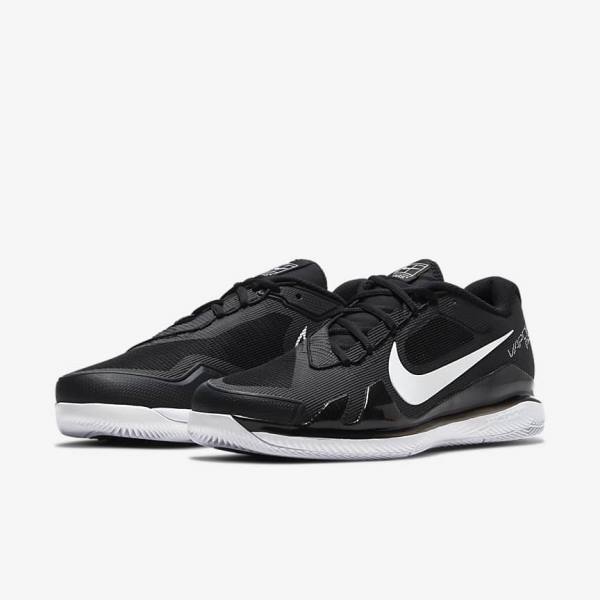 Nike NikeCourt Air Zoom Vapor Pro Hard-Court Miesten Tenniskengät Mustat Valkoinen | NK819UZA