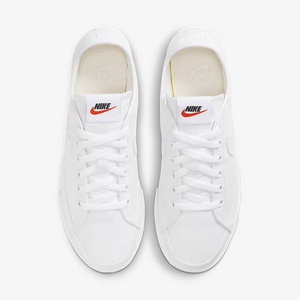 Nike NikeCourt Legacy Canvas Naisten Tennarit Valkoinen | NK724DGQ