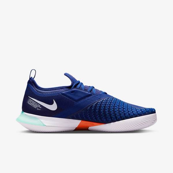 Nike NikeCourt React Vapor NXT Clay Court Miesten Tenniskengät Kuninkaallinen Sininen Sininen Turkoosi Oranssi Valkoinen | NK409OPX