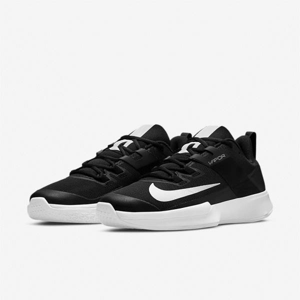 Nike NikeCourt Vapor Lite Hard Court Miesten Tenniskengät Mustat Valkoinen | NK163HXI