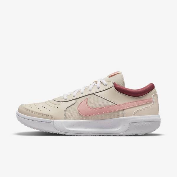 Nike NikeCourt Zoom Lite 3 Naisten Tenniskengät Valkoinen Punainen Koralli | NK482YBG