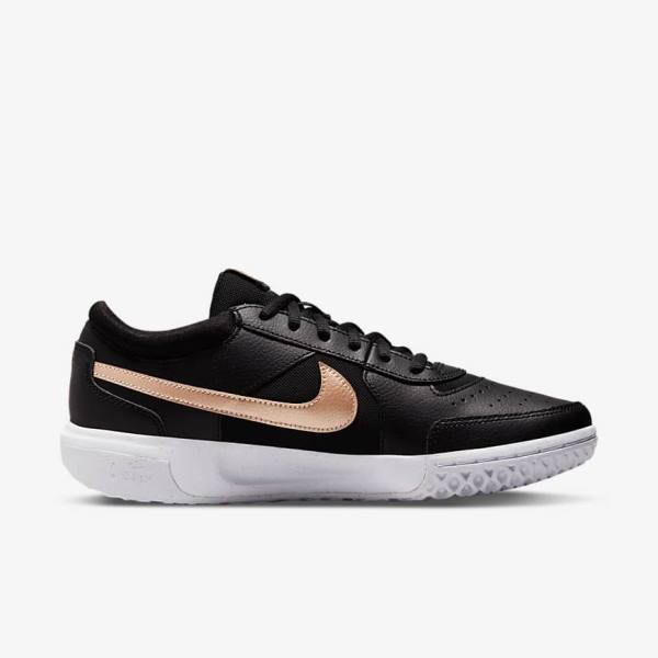 Nike NikeCourt Zoom Lite 3 Naisten Tenniskengät Mustat Valkoinen Metal Punainen Ruskea | NK485TDL