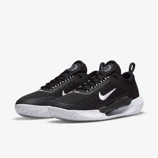 Nike NikeCourt Zoom NXT Hard Court Miesten Tenniskengät Mustat Valkoinen | NK956YDG