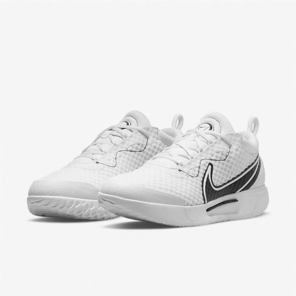 Nike NikeCourt Zoom Pro Hard Court Miesten Tenniskengät Valkoinen Mustat | NK063RZJ