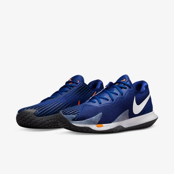 Nike NikeCourt Zoom Vapor Cage 4 Rafa Hard Court Miesten Tenniskengät Kuninkaallinen Sininen Sininen Oranssi Mustat Valkoinen | NK097APC