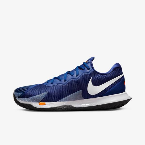 Nike NikeCourt Zoom Vapor Cage 4 Rafa Hard Court Miesten Tenniskengät Kuninkaallinen Sininen Sininen Oranssi Mustat Valkoinen | NK097APC