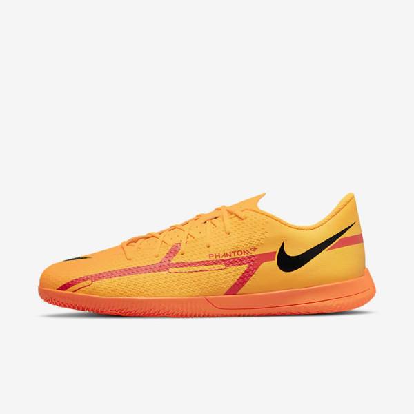 Nike Phantom GT2 Club IC Indoor Court Naisten Jalkapallokengät Oranssi Vaaleanpunainen Mustat | NK690FXY