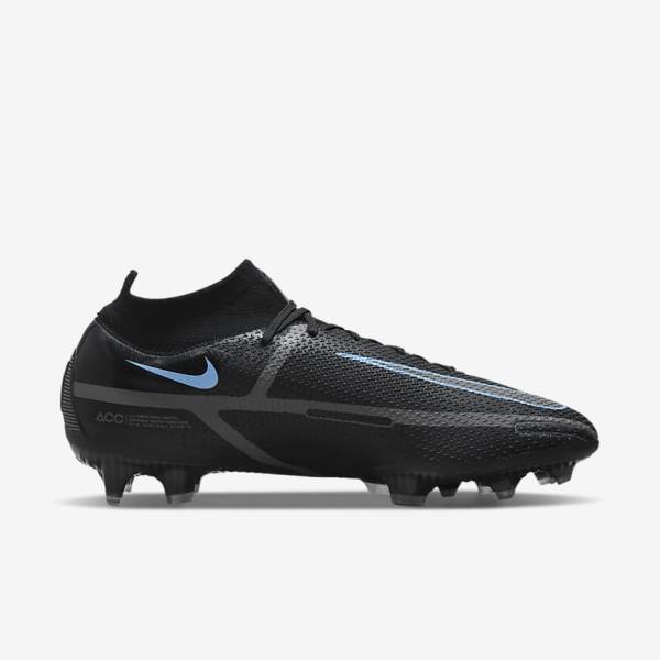 Nike Phantom GT2 Dynamic Fit Elite FG Firm-Ground Miesten Jalkapallokengät Mustat Harmaat | NK056ZNU