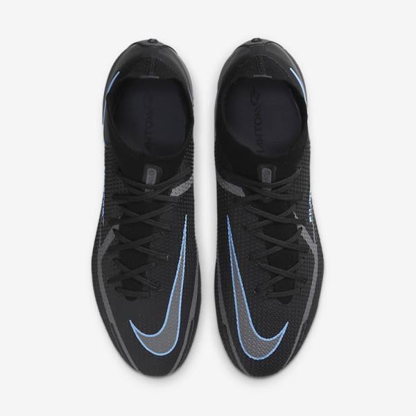 Nike Phantom GT2 Dynamic Fit Elite FG Firm-Ground Miesten Jalkapallokengät Mustat Harmaat | NK056ZNU