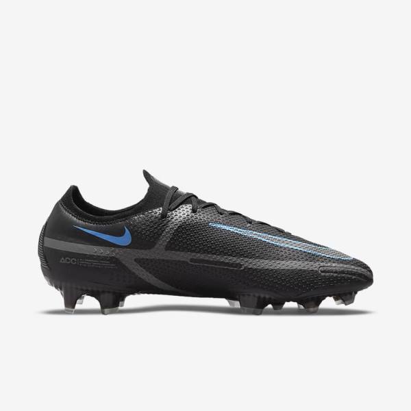 Nike Phantom GT2 Elite FG Firm-Ground Miesten Jalkapallokengät Mustat Harmaat | NK390XJF