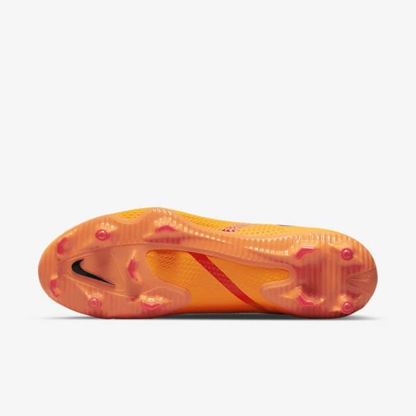 Nike Phantom GT2 Pro Dynamic Fit FG Firm-Ground Naisten Jalkapallokengät Oranssi Vaaleanpunainen Mustat | NK467MOL