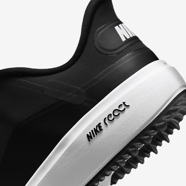 Nike React Ace Tour Naisten Golfkengät Mustat Metal Tummanharmaat Valkoinen | NK978QSO