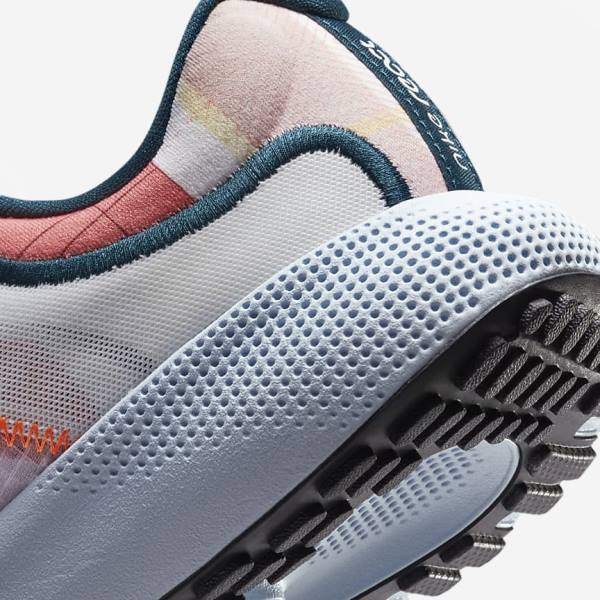 Nike React Escape Run Maantie Naisten Juoksukengät Valkoinen Sininen Mustat Pinkki | NK037NJC