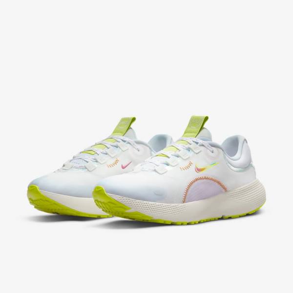 Nike React Escape Run Maantie Naisten Juoksukengät Valkoinen Vihreä Monivärinen | NK578EPW