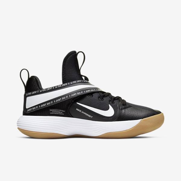 Nike React HyperSet Indoor Court Miesten Treenikengät Mustat Vaaleanruskea Valkoinen | NK185VKC