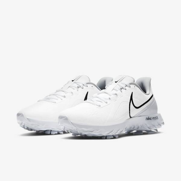 Nike React Infinity Pro Naisten Golfkengät Valkoinen Metal Platina Mustat | NK471ANV