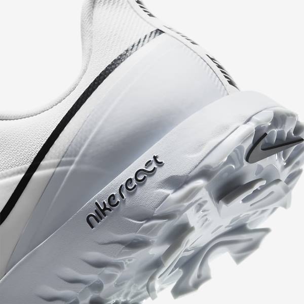 Nike React Infinity Pro Naisten Golfkengät Valkoinen Metal Platina Mustat | NK471ANV