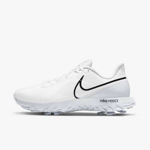 Nike React Infinity Pro Naisten Golfkengät Valkoinen Metal Platina Mustat | NK471ANV