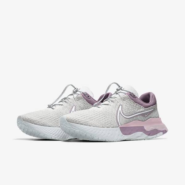 Nike React Infinity Run 3 By You Custom Maantie Naisten Juoksukengät Harmaat Platina Harmaat | NK453OBM