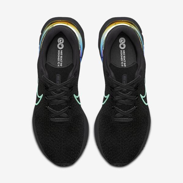 Nike React Infinity Run 3 By You Custom Maantie Naisten Juoksukengät Mustat | NK682JAU