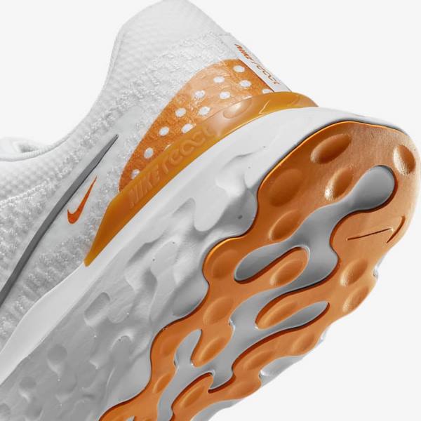 Nike React Infinity Run Flyknit 3 Maantie Miesten Juoksukengät Valkoinen Harmaat | NK564ZNT