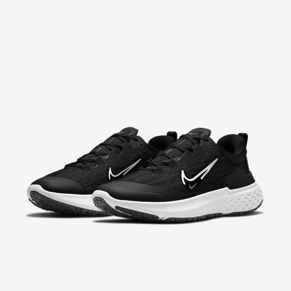 Nike React Miler 2 Shield Weatherised Maantie Miesten Juoksukengät Mustat Vaaleanharmaat Platina | NK149TKF